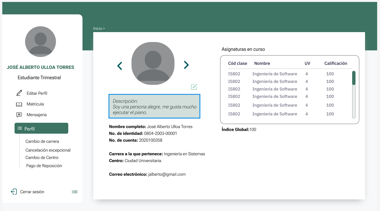 🏫 Sistema de la UNAH